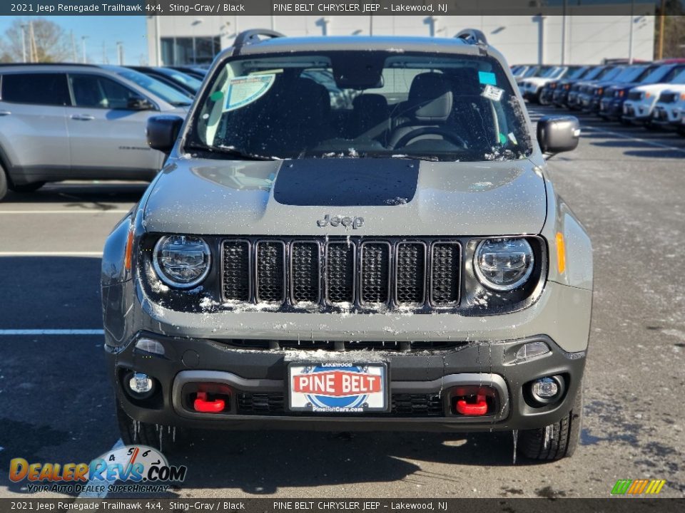 2021 Jeep Renegade Trailhawk 4x4 Sting-Gray / Black Photo #2