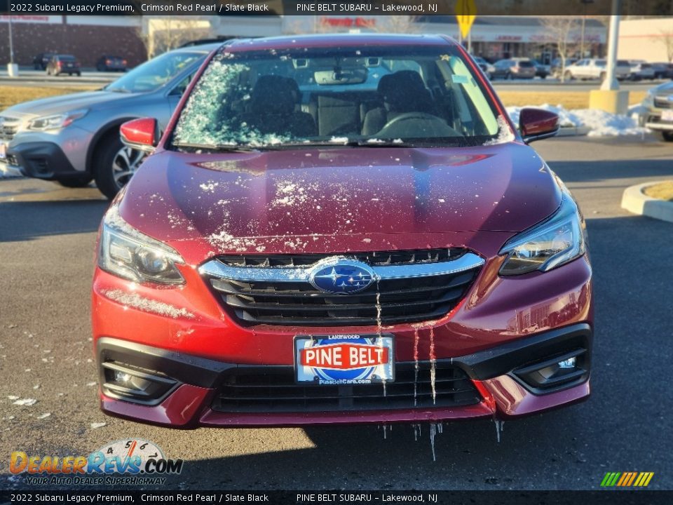2022 Subaru Legacy Premium Crimson Red Pearl / Slate Black Photo #2