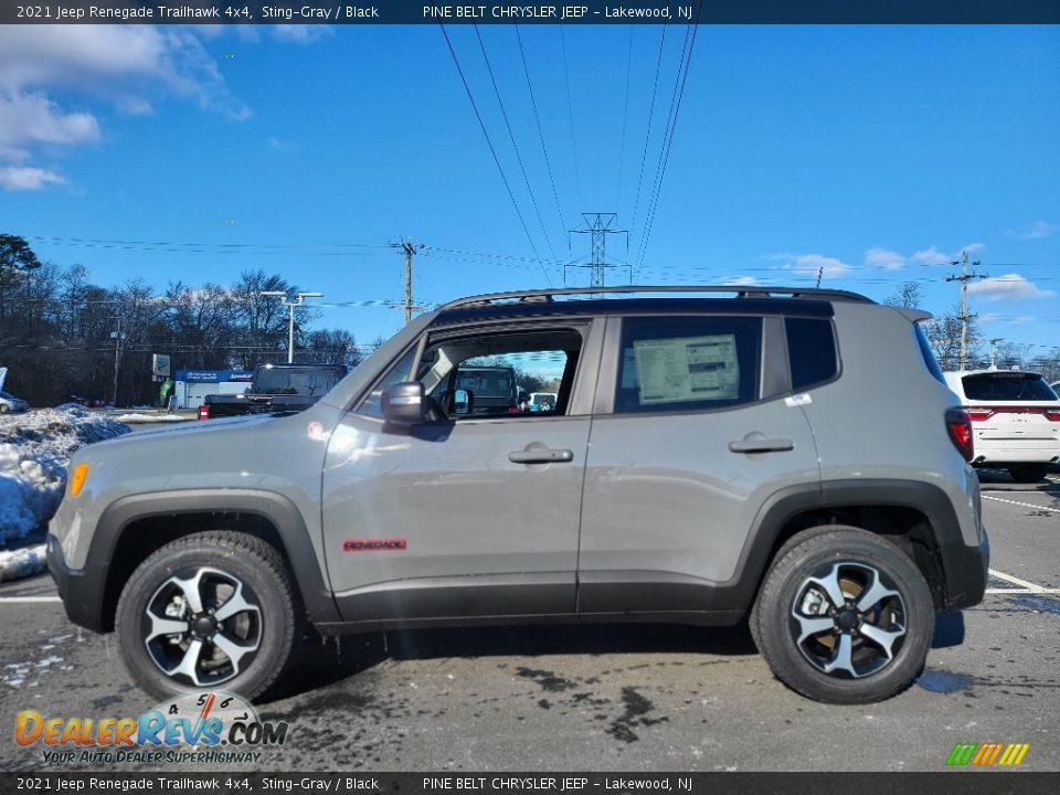 2021 Jeep Renegade Trailhawk 4x4 Sting-Gray / Black Photo #3