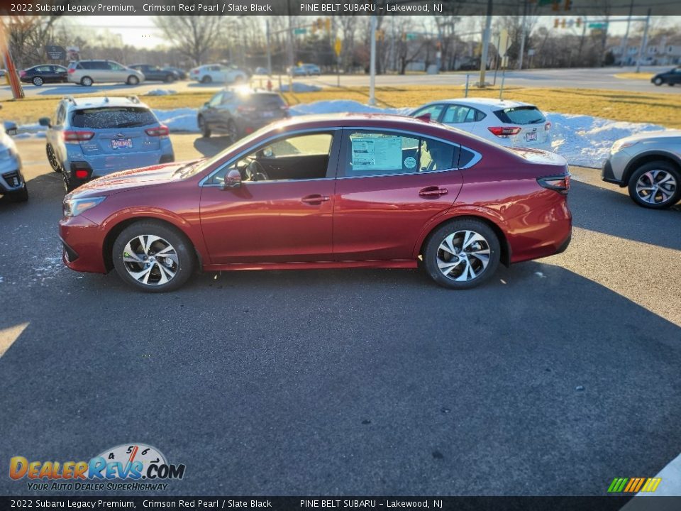 2022 Subaru Legacy Premium Crimson Red Pearl / Slate Black Photo #3