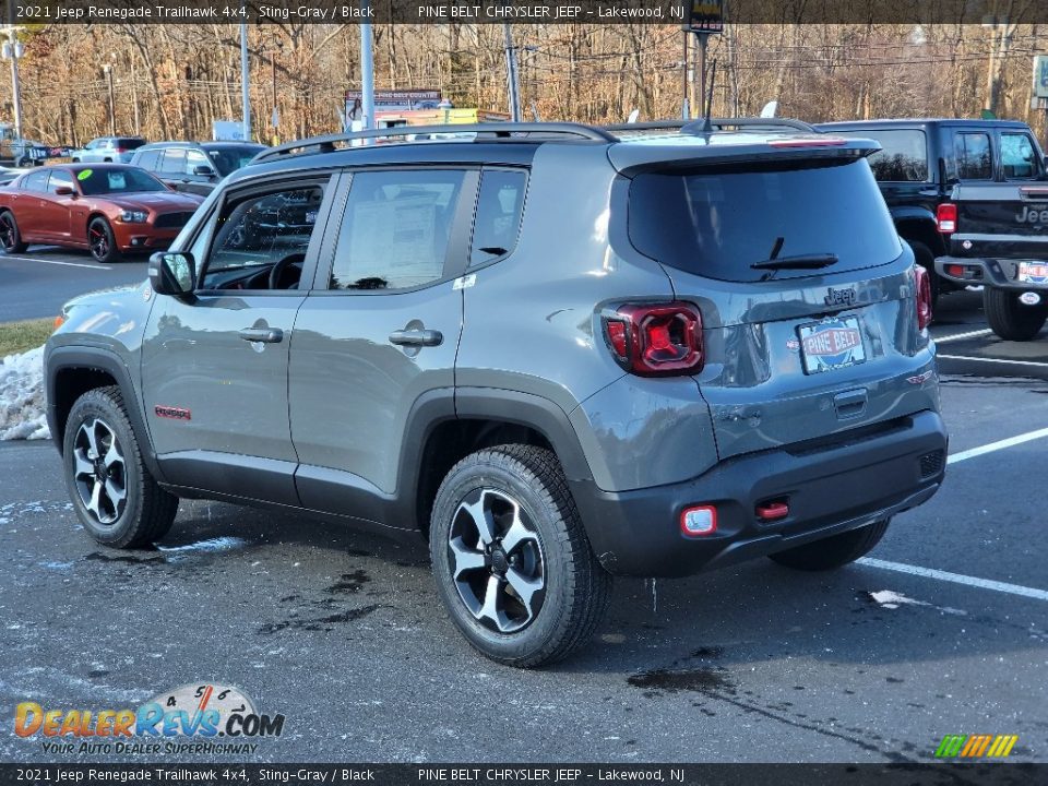 2021 Jeep Renegade Trailhawk 4x4 Sting-Gray / Black Photo #4