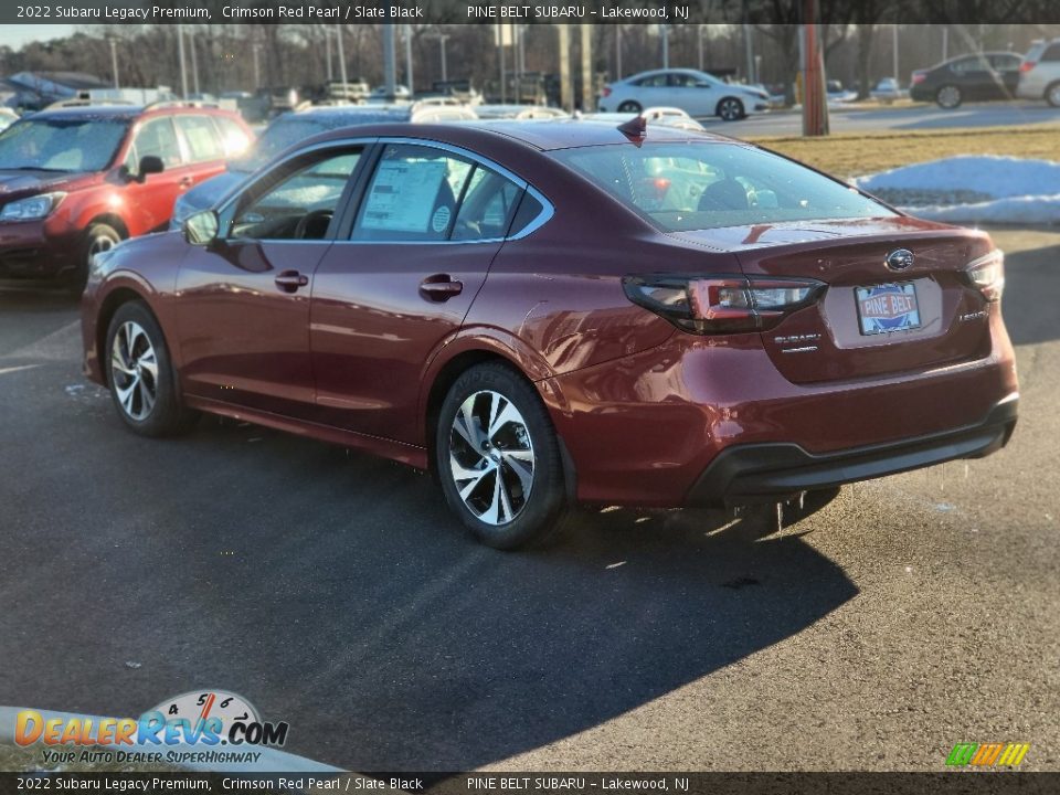 2022 Subaru Legacy Premium Crimson Red Pearl / Slate Black Photo #4