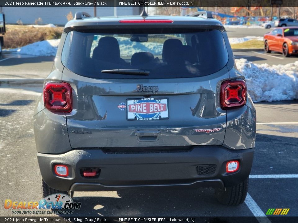 2021 Jeep Renegade Trailhawk 4x4 Sting-Gray / Black Photo #5