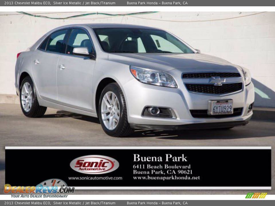 2013 Chevrolet Malibu ECO Silver Ice Metallic / Jet Black/Titanium Photo #1