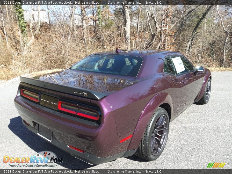 2021 Dodge Challenger R/T Scat Pack Widebody Hellraisin / Black Photo #6