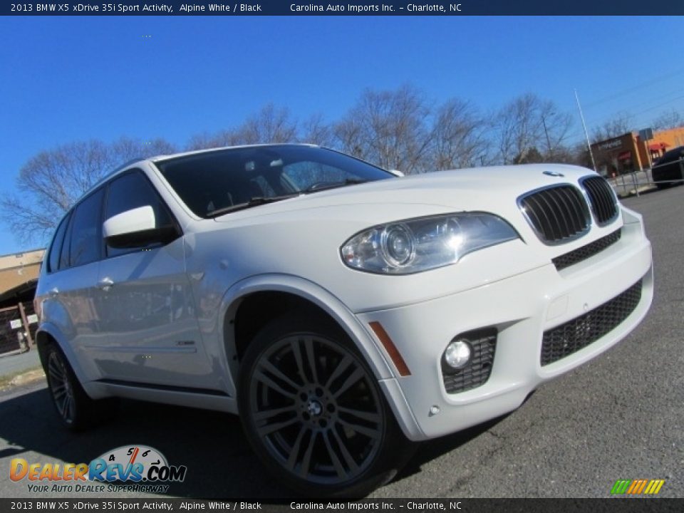 2013 BMW X5 xDrive 35i Sport Activity Alpine White / Black Photo #1