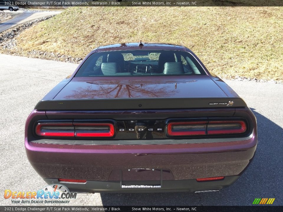 2021 Dodge Challenger R/T Scat Pack Widebody Hellraisin / Black Photo #7