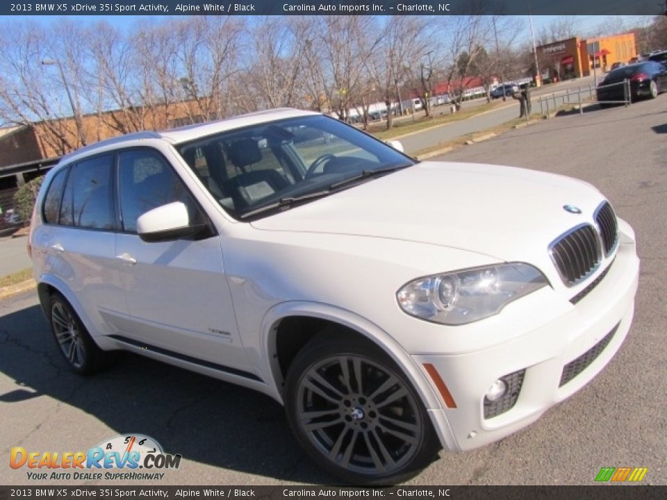 2013 BMW X5 xDrive 35i Sport Activity Alpine White / Black Photo #3
