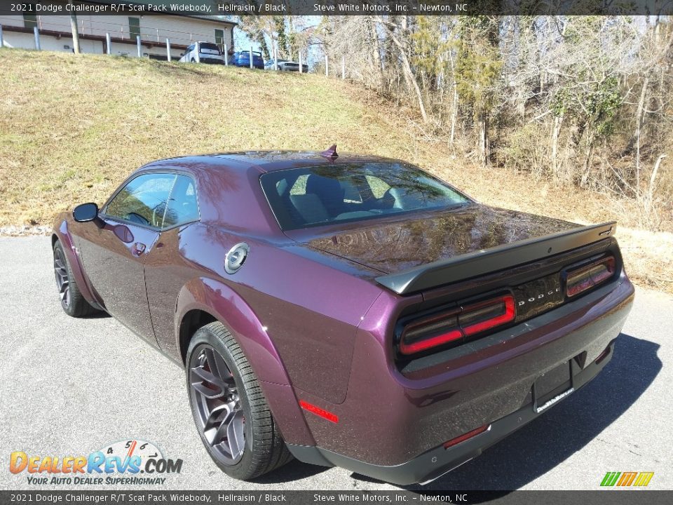 2021 Dodge Challenger R/T Scat Pack Widebody Hellraisin / Black Photo #8