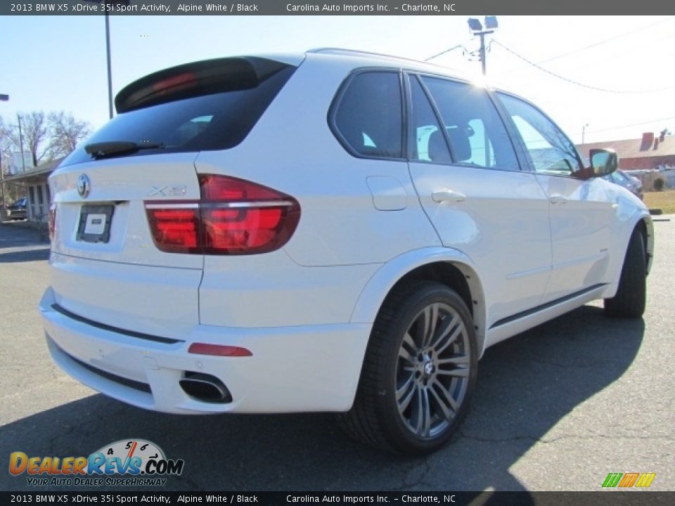 2013 BMW X5 xDrive 35i Sport Activity Alpine White / Black Photo #10