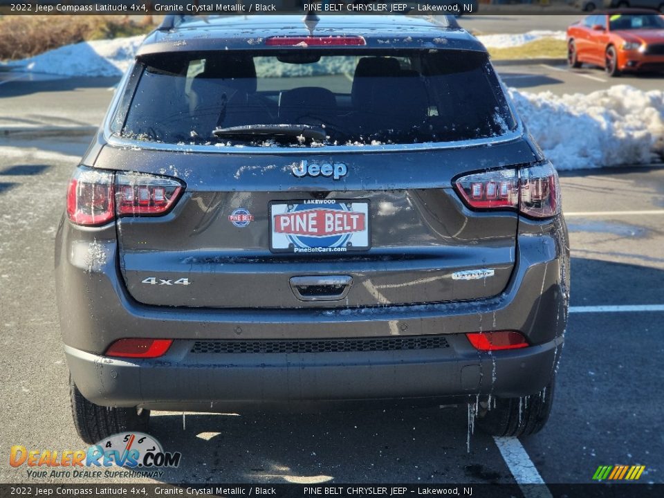 2022 Jeep Compass Latitude 4x4 Granite Crystal Metallic / Black Photo #4