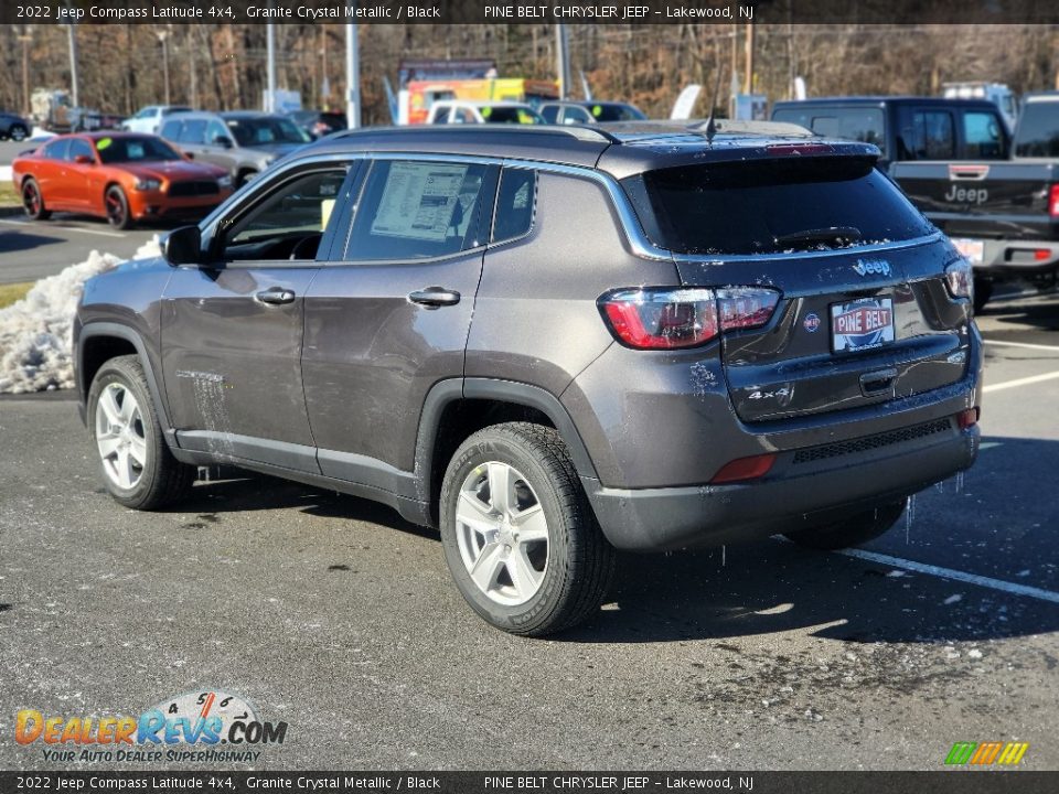 2022 Jeep Compass Latitude 4x4 Granite Crystal Metallic / Black Photo #5