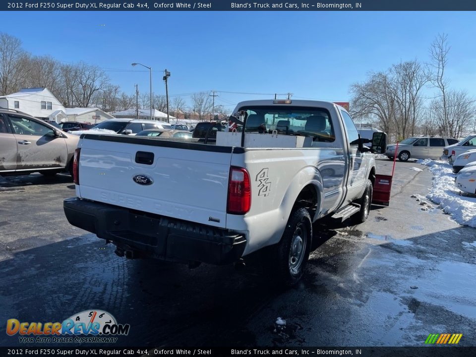 2012 Ford F250 Super Duty XL Regular Cab 4x4 Oxford White / Steel Photo #3