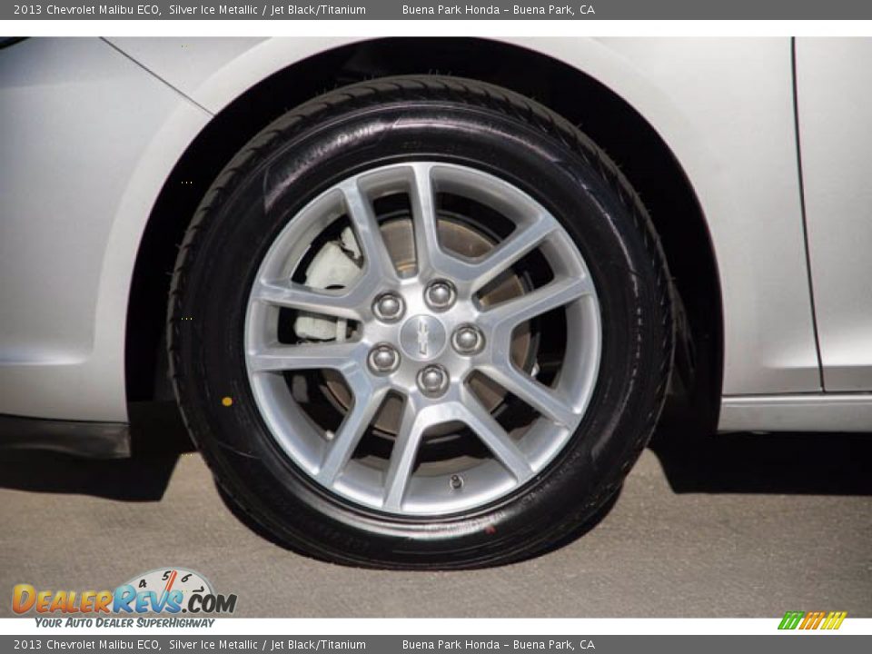 2013 Chevrolet Malibu ECO Silver Ice Metallic / Jet Black/Titanium Photo #35