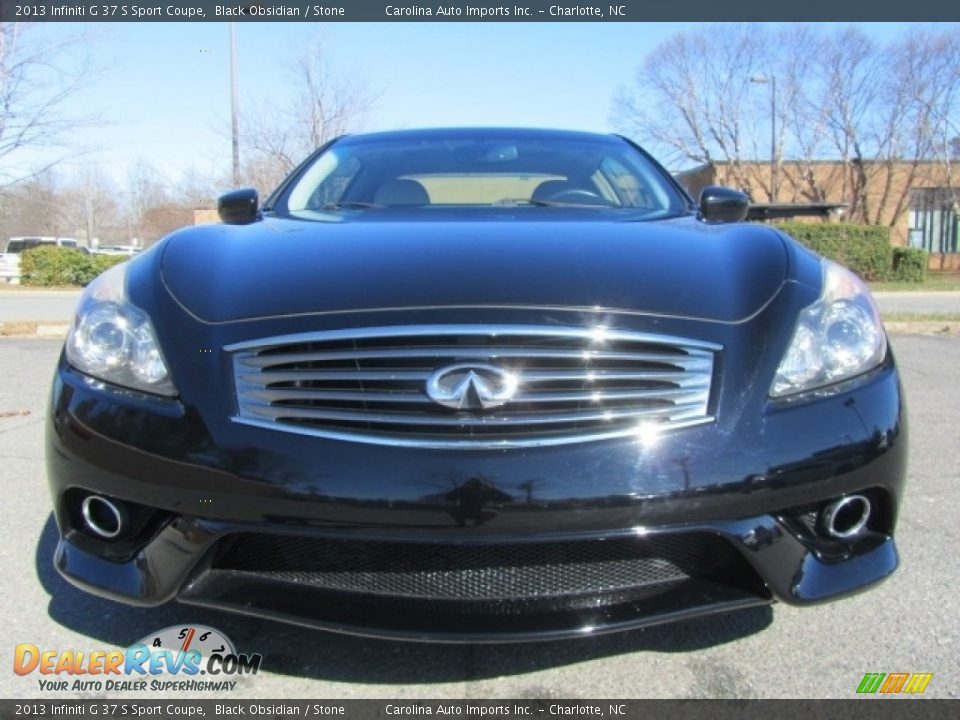 2013 Infiniti G 37 S Sport Coupe Black Obsidian / Stone Photo #4