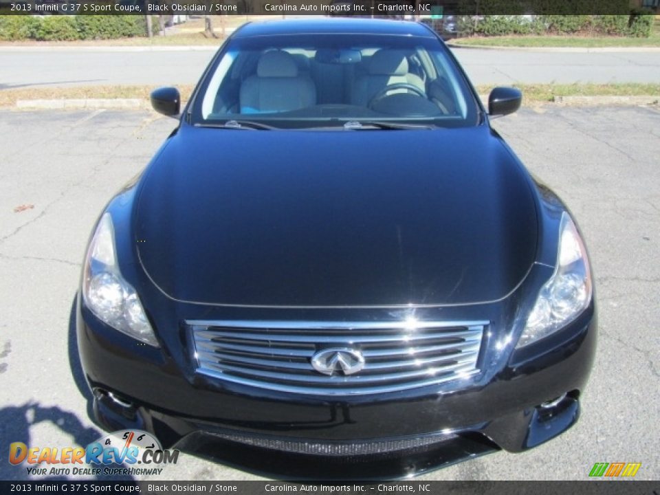 2013 Infiniti G 37 S Sport Coupe Black Obsidian / Stone Photo #5
