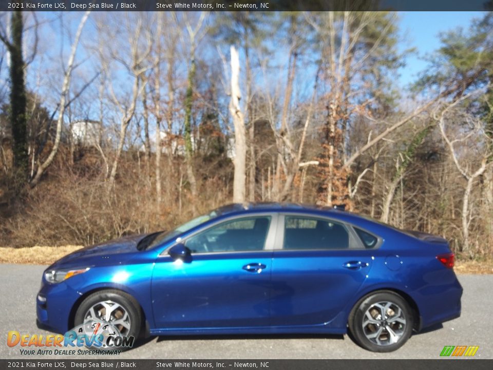 2021 Kia Forte LXS Deep Sea Blue / Black Photo #1