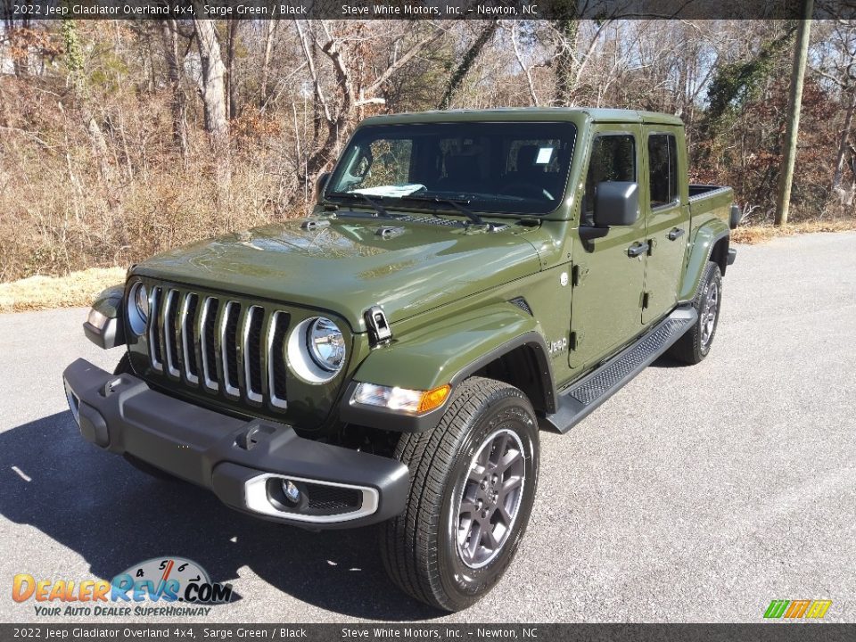 2022 Jeep Gladiator Overland 4x4 Sarge Green / Black Photo #2