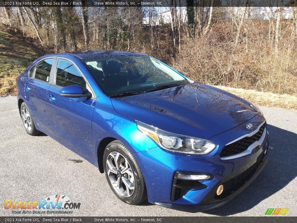 2021 Kia Forte LXS Deep Sea Blue / Black Photo #6