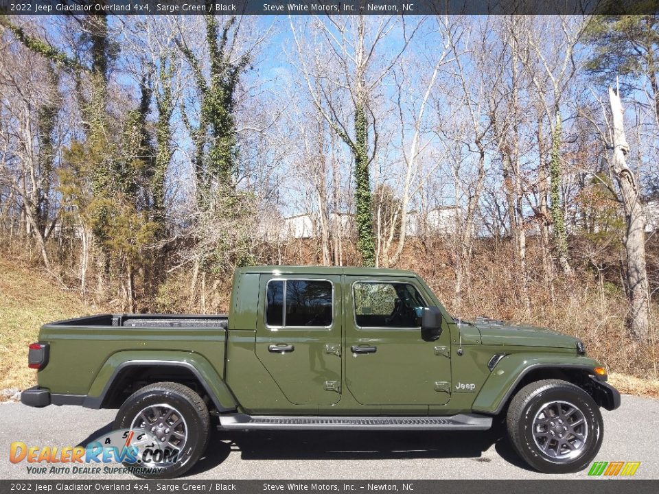 2022 Jeep Gladiator Overland 4x4 Sarge Green / Black Photo #5