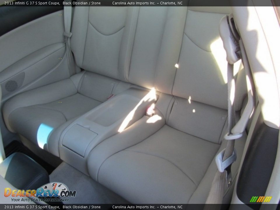 2013 Infiniti G 37 S Sport Coupe Black Obsidian / Stone Photo #20