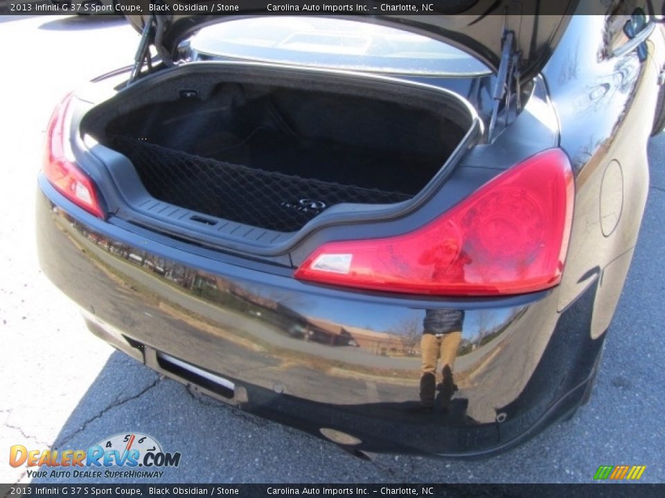 2013 Infiniti G 37 S Sport Coupe Black Obsidian / Stone Photo #21