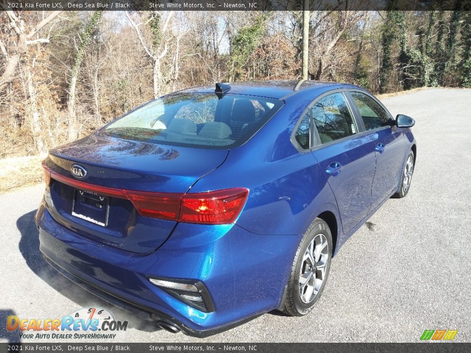 2021 Kia Forte LXS Deep Sea Blue / Black Photo #8