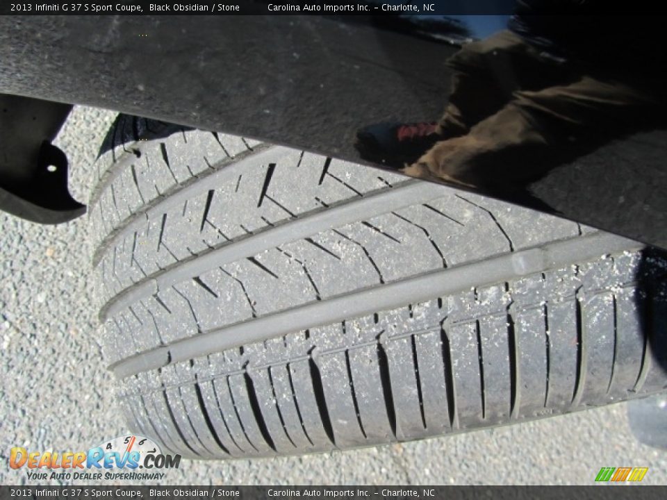 2013 Infiniti G 37 S Sport Coupe Black Obsidian / Stone Photo #27