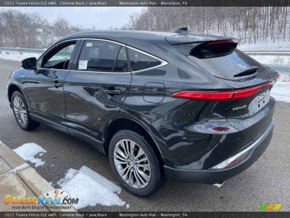 2021 Toyota Venza XLE AWD Celestial Black / Java/Black Photo #2