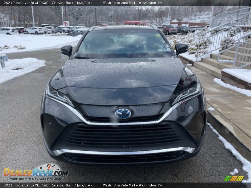 2021 Toyota Venza XLE AWD Celestial Black / Java/Black Photo #6