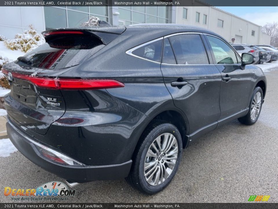 2021 Toyota Venza XLE AWD Celestial Black / Java/Black Photo #9