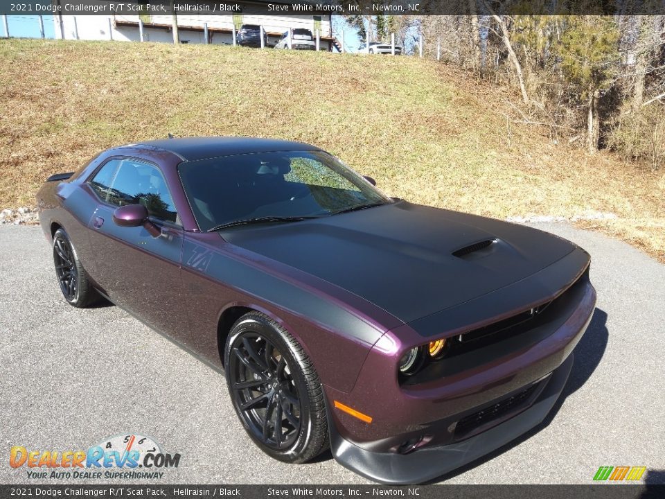 2021 Dodge Challenger R/T Scat Pack Hellraisin / Black Photo #4