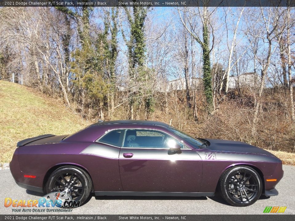 2021 Dodge Challenger R/T Scat Pack Hellraisin / Black Photo #5