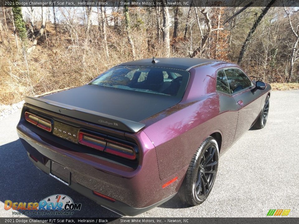 2021 Dodge Challenger R/T Scat Pack Hellraisin / Black Photo #6