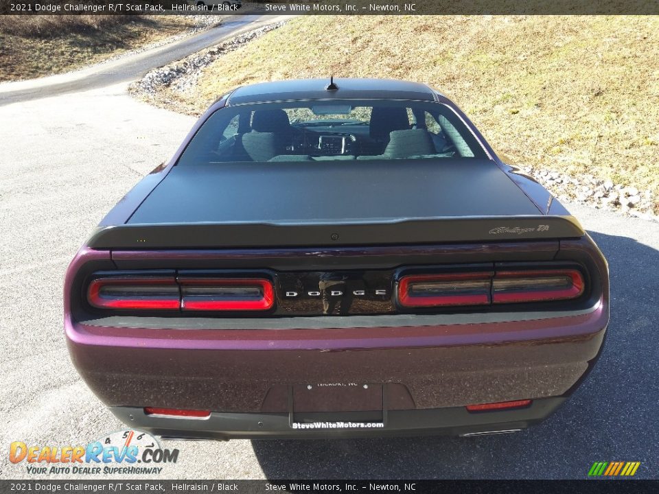 2021 Dodge Challenger R/T Scat Pack Hellraisin / Black Photo #7