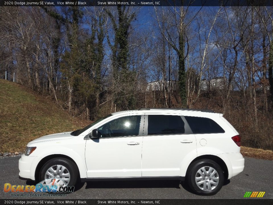 2020 Dodge Journey SE Value Vice White / Black Photo #1