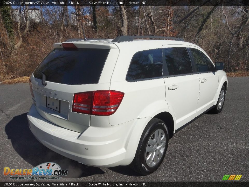 2020 Dodge Journey SE Value Vice White / Black Photo #6