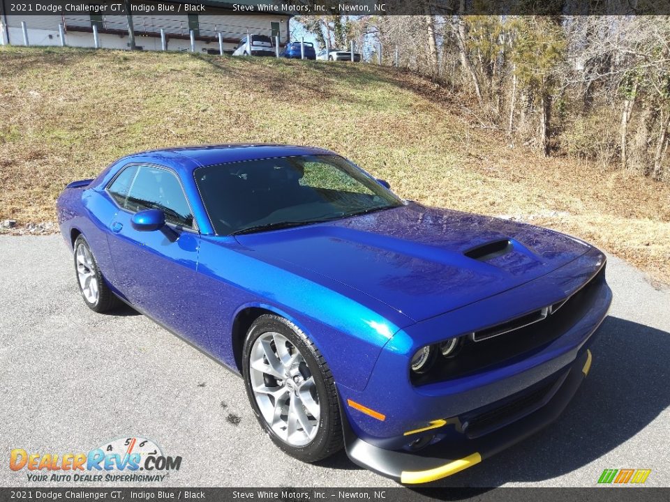 2021 Dodge Challenger GT Indigo Blue / Black Photo #4