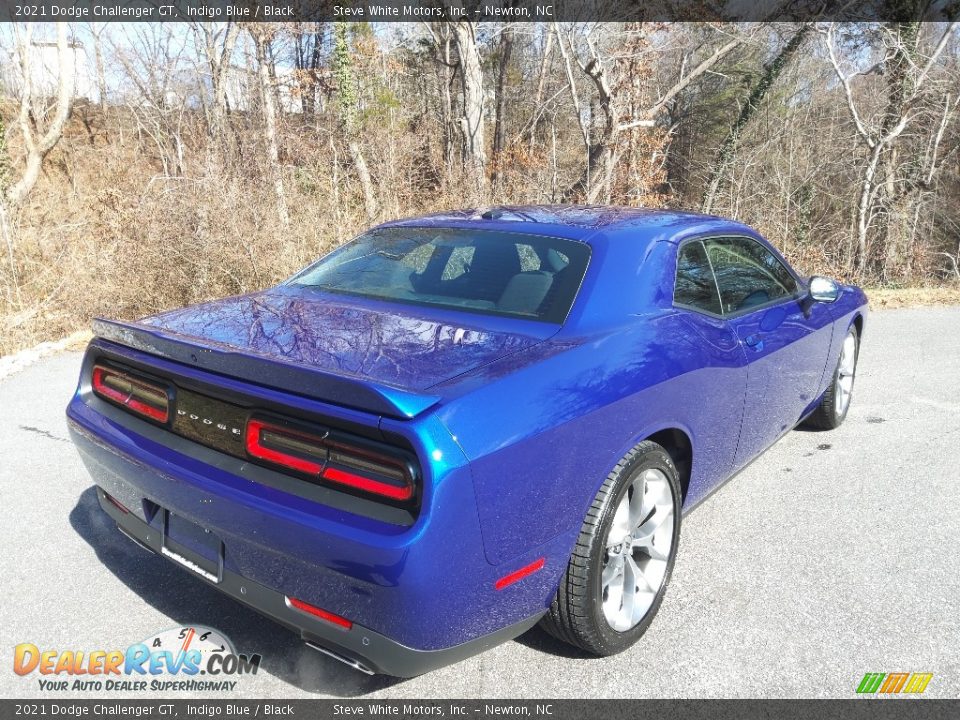 2021 Dodge Challenger GT Indigo Blue / Black Photo #6