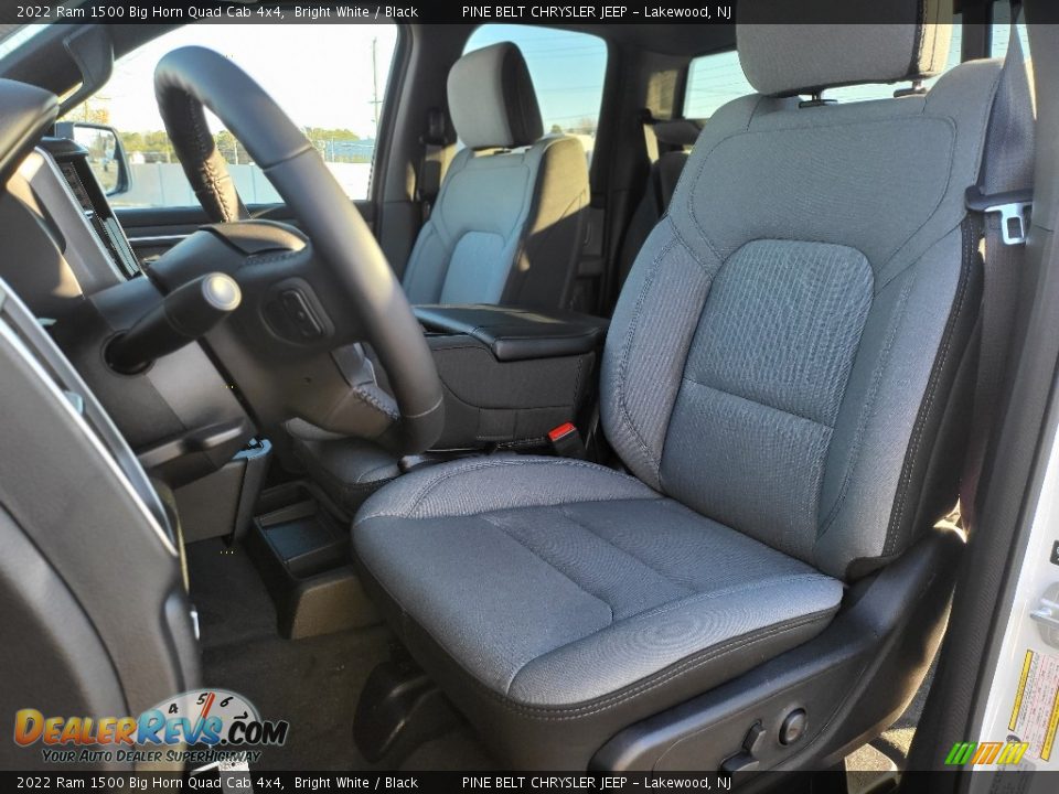 2022 Ram 1500 Big Horn Quad Cab 4x4 Bright White / Black Photo #10