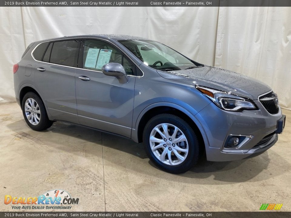 2019 Buick Envision Preferred AWD Satin Steel Gray Metallic / Light Neutral Photo #1