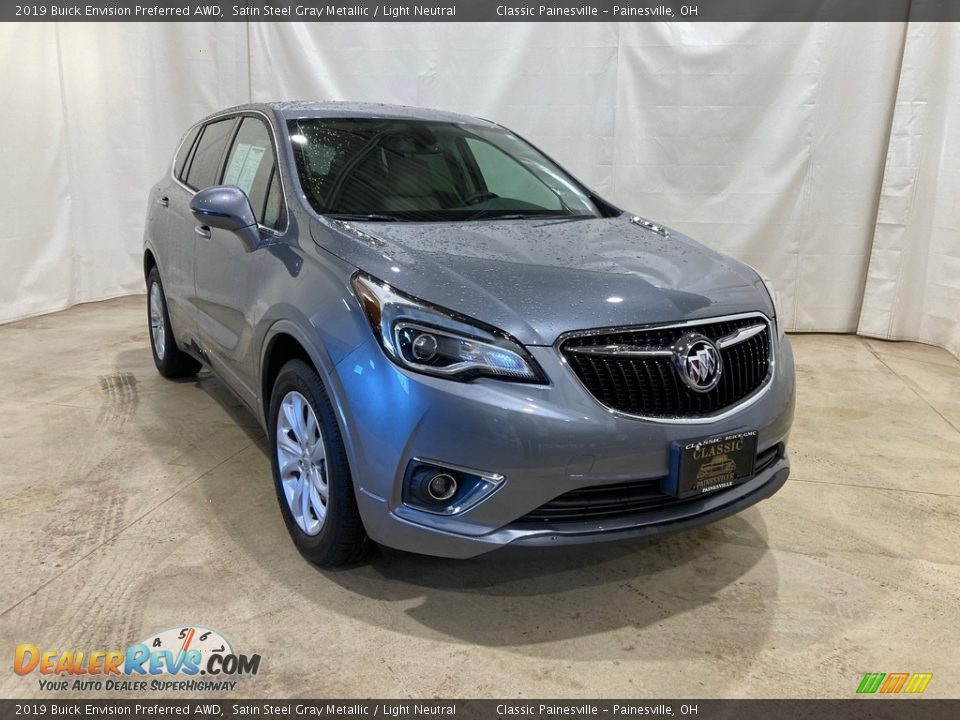 2019 Buick Envision Preferred AWD Satin Steel Gray Metallic / Light Neutral Photo #2