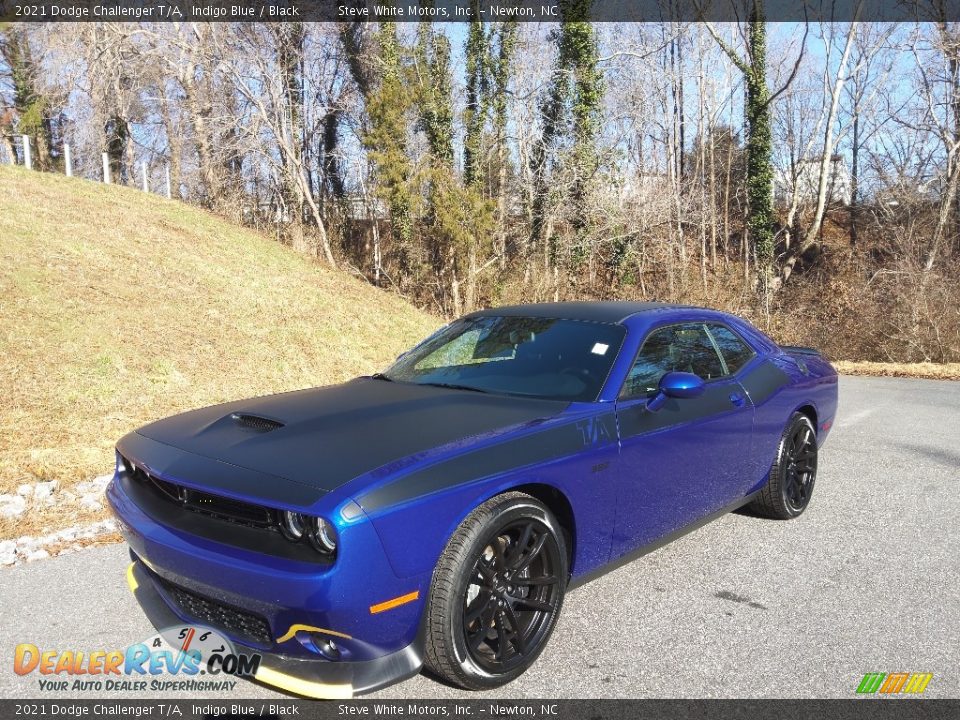 2021 Dodge Challenger T/A Indigo Blue / Black Photo #2