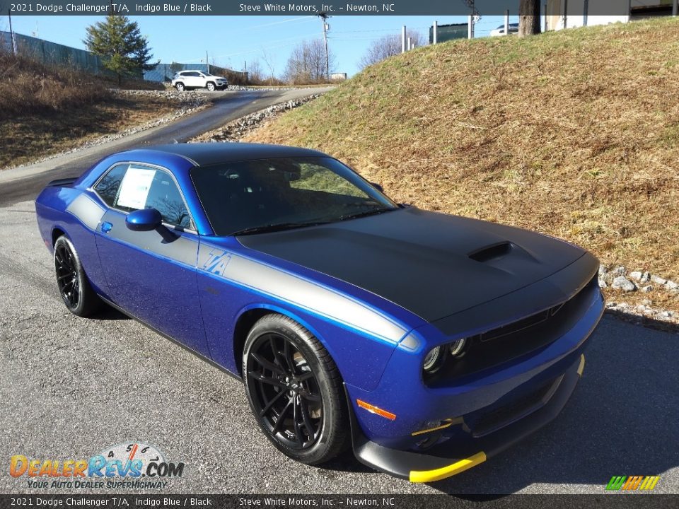 2021 Dodge Challenger T/A Indigo Blue / Black Photo #4