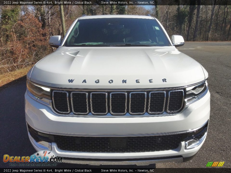 2022 Jeep Wagoneer Series III 4x4 Bright White / Global Black Photo #3