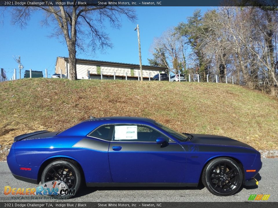 2021 Dodge Challenger T/A Indigo Blue / Black Photo #5