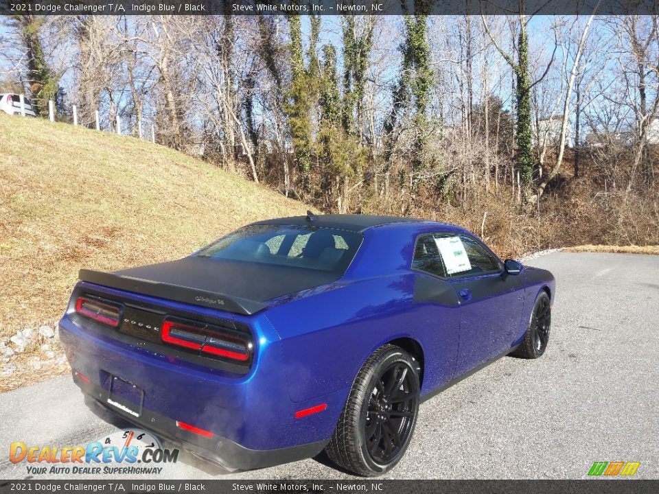 2021 Dodge Challenger T/A Indigo Blue / Black Photo #6