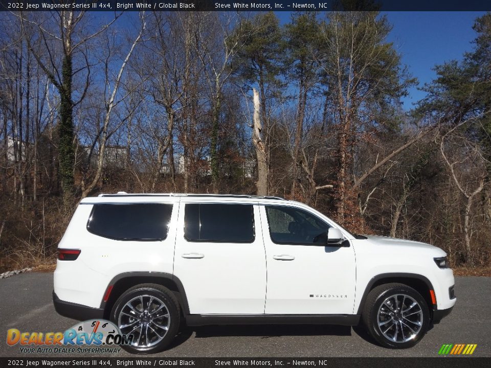 2022 Jeep Wagoneer Series III 4x4 Bright White / Global Black Photo #5