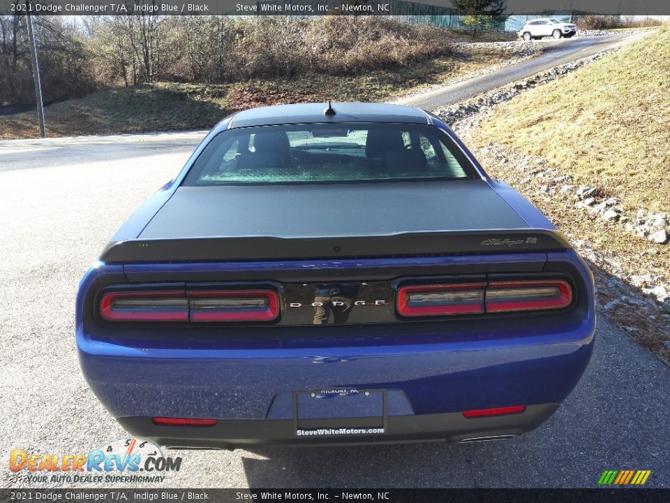 2021 Dodge Challenger T/A Indigo Blue / Black Photo #7