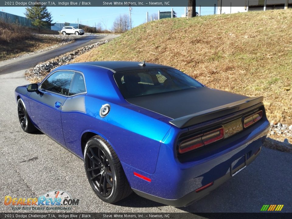 2021 Dodge Challenger T/A Indigo Blue / Black Photo #8